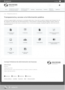 Wireframe Portadilla Navegacion